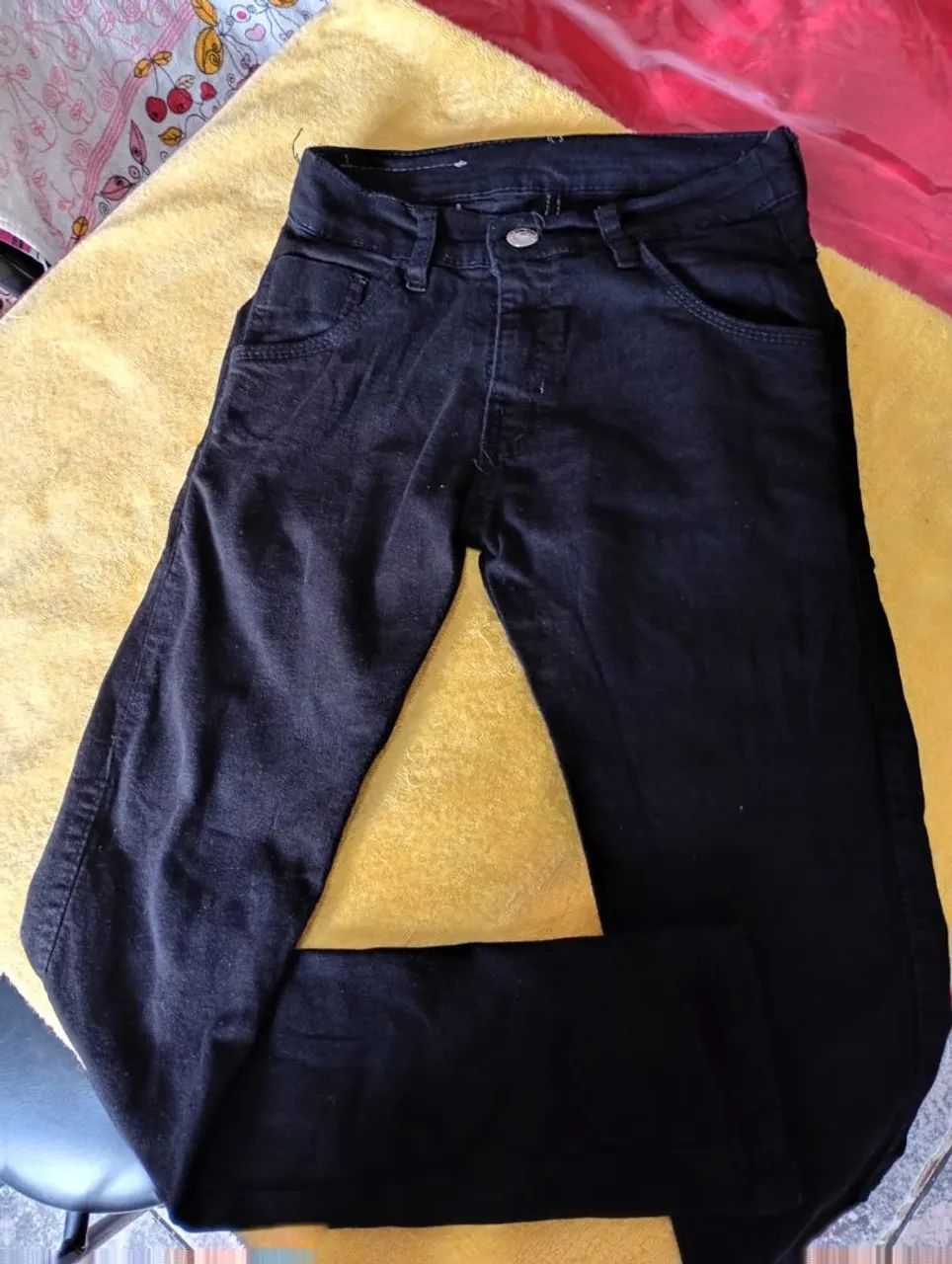 CALÇA PRETA ESTILO JOGADOR 