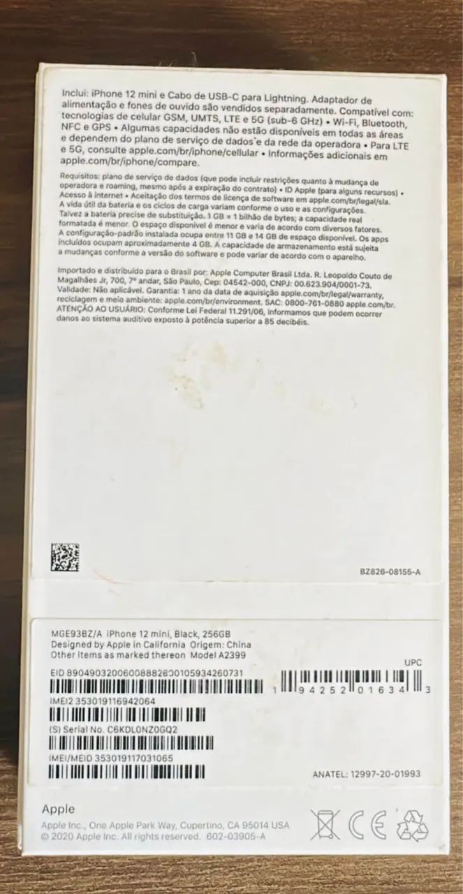 iPhone 12 Mini Black 256GB - Foto 4