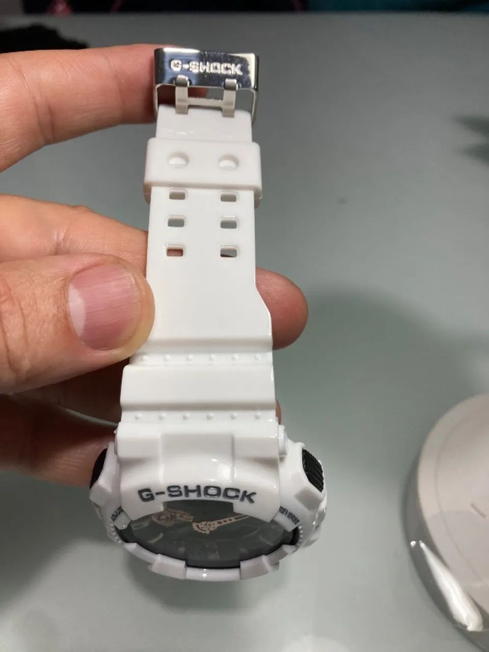 Relógio Casio G-Shock Branco com rose - Foto 5