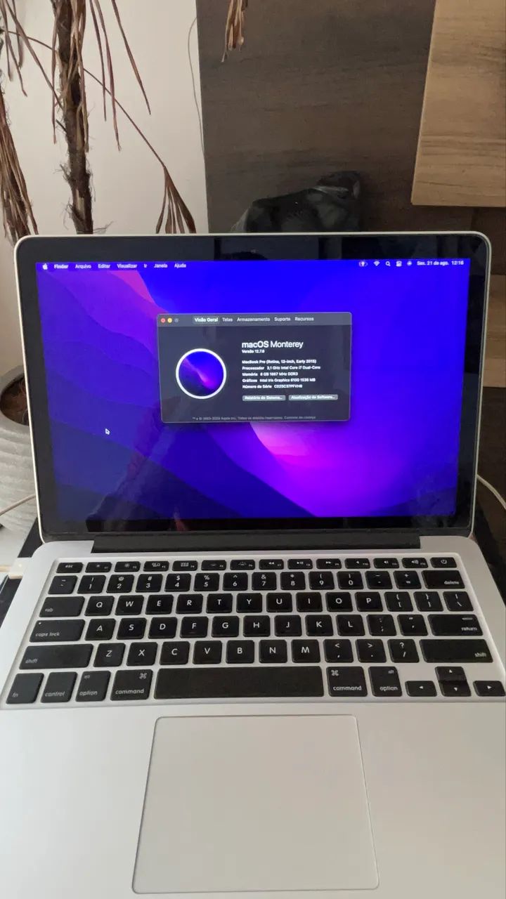 MacBook PRO (Retina, 13 polegadas) Intel Core i7 Dual-Core - 8 GB RAM - Foto 5