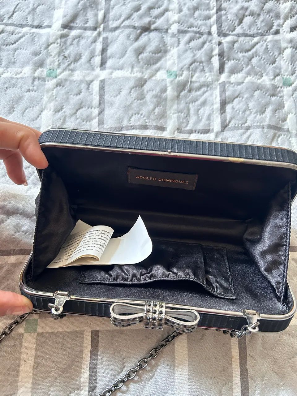 Bolsa Clutch Preta - Foto 2