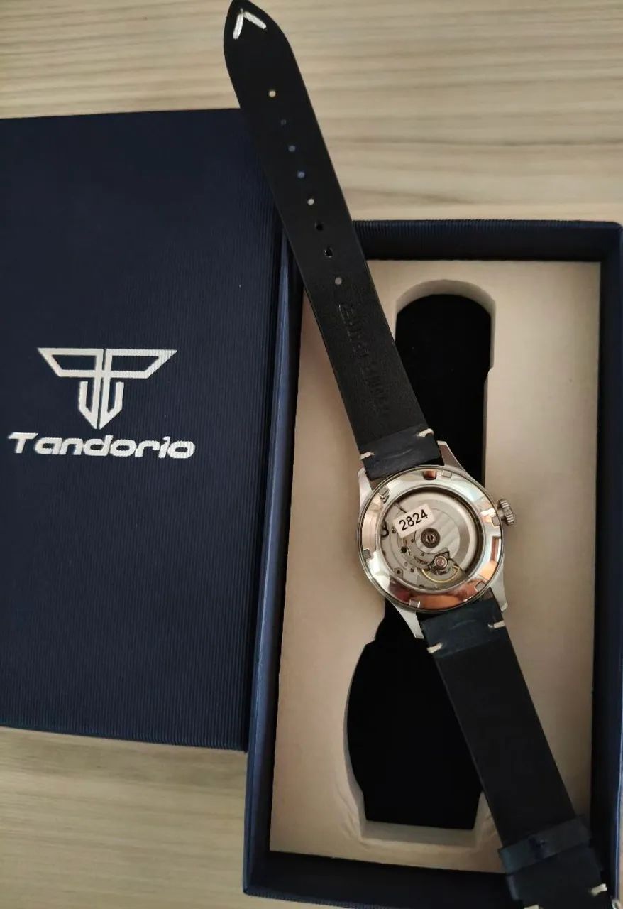 Relógio Tandorio automático Dresswatch 38,5mm - Foto 2