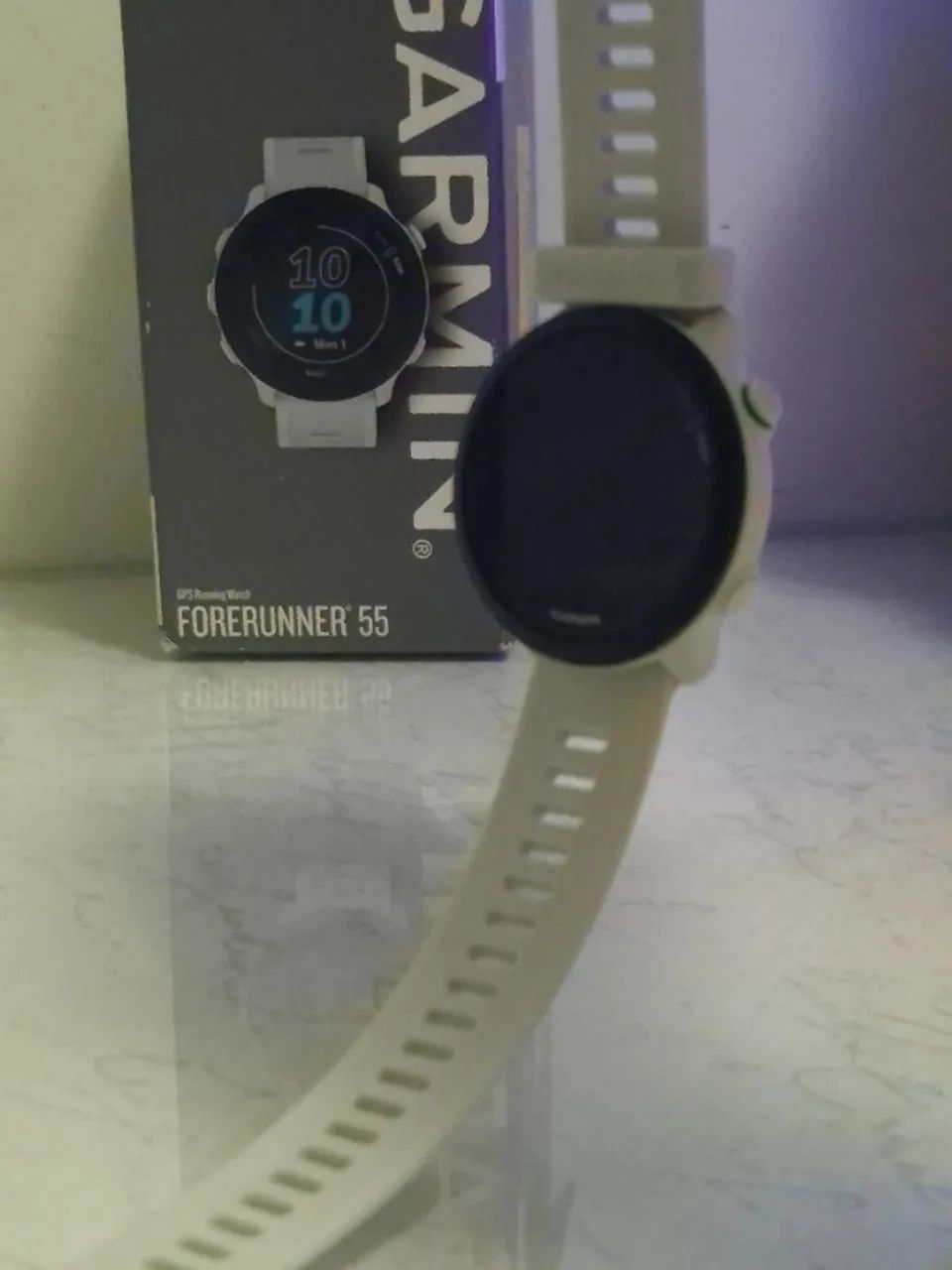 Garmin Forerunner 55 Branco 30d de uso