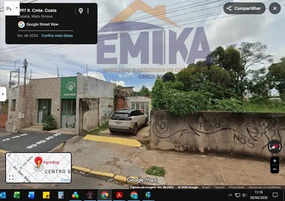 Terreno no bairro Centro em Cuiabá - MT