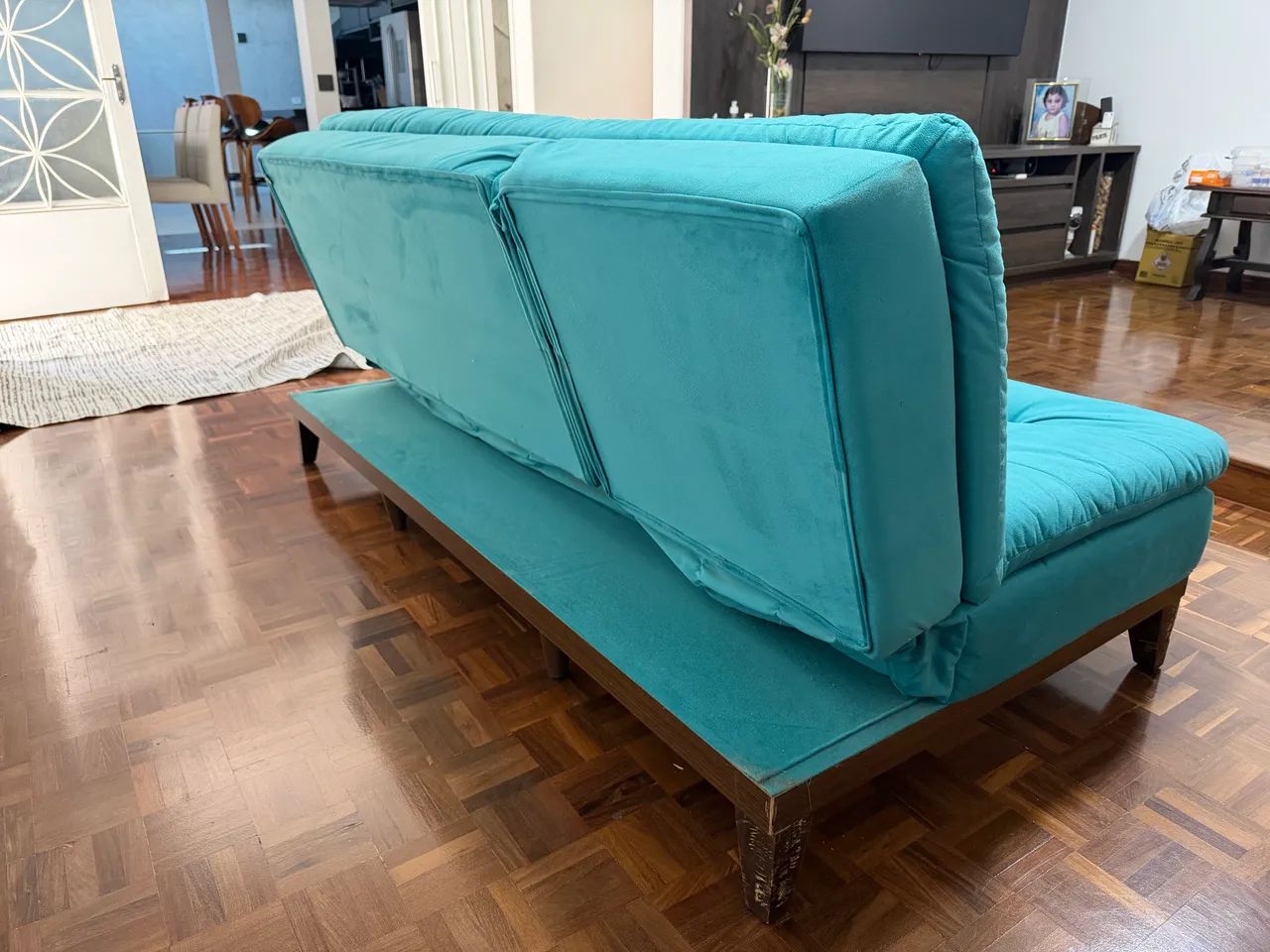 Sofá-Cama Casal - Excelente Estado | 188 x 96 cm - Foto 4