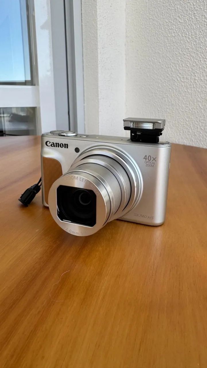 Câmera Canon PowerShot SX740 HS + Acessórios - Foto 4
