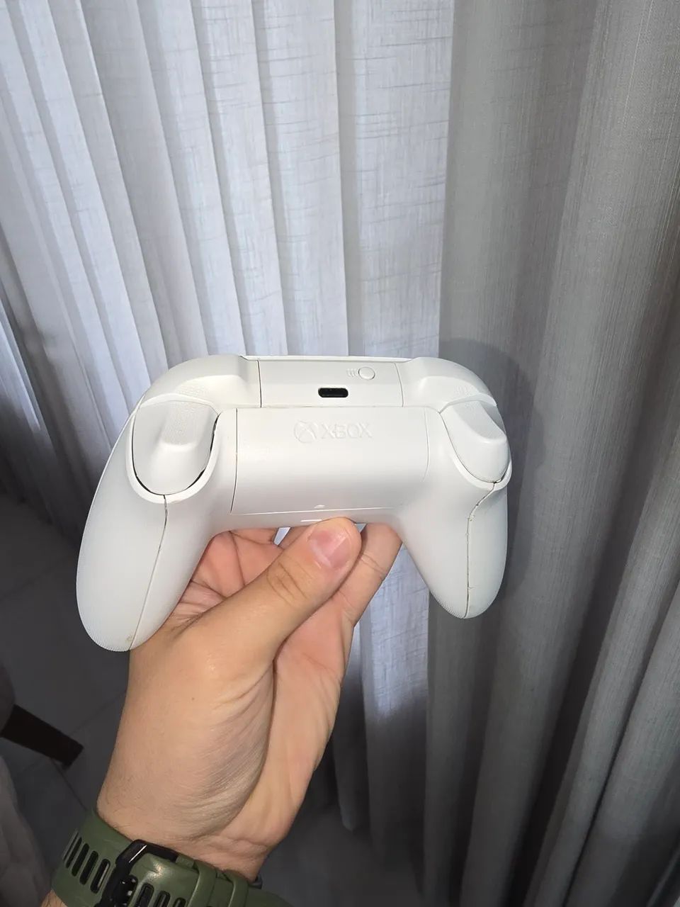 Controle xbox branco em perfeito funcionamento  - Foto 4