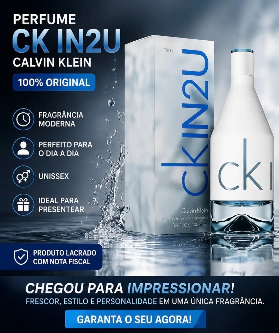 PERFUME CALVIN KLEIN - CK IN2U | ORIGINAL - Foto 2