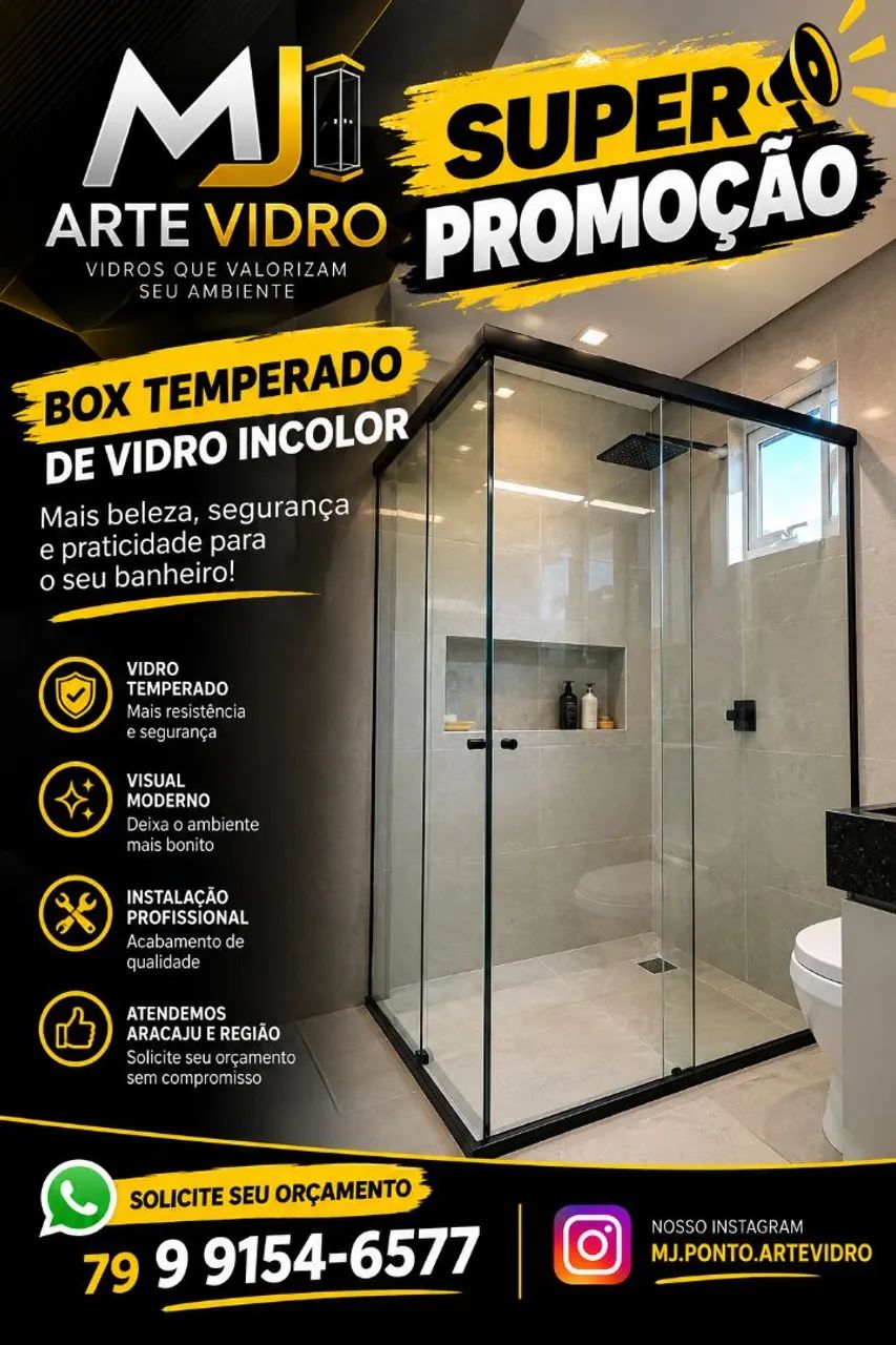 Promoção de box incolor