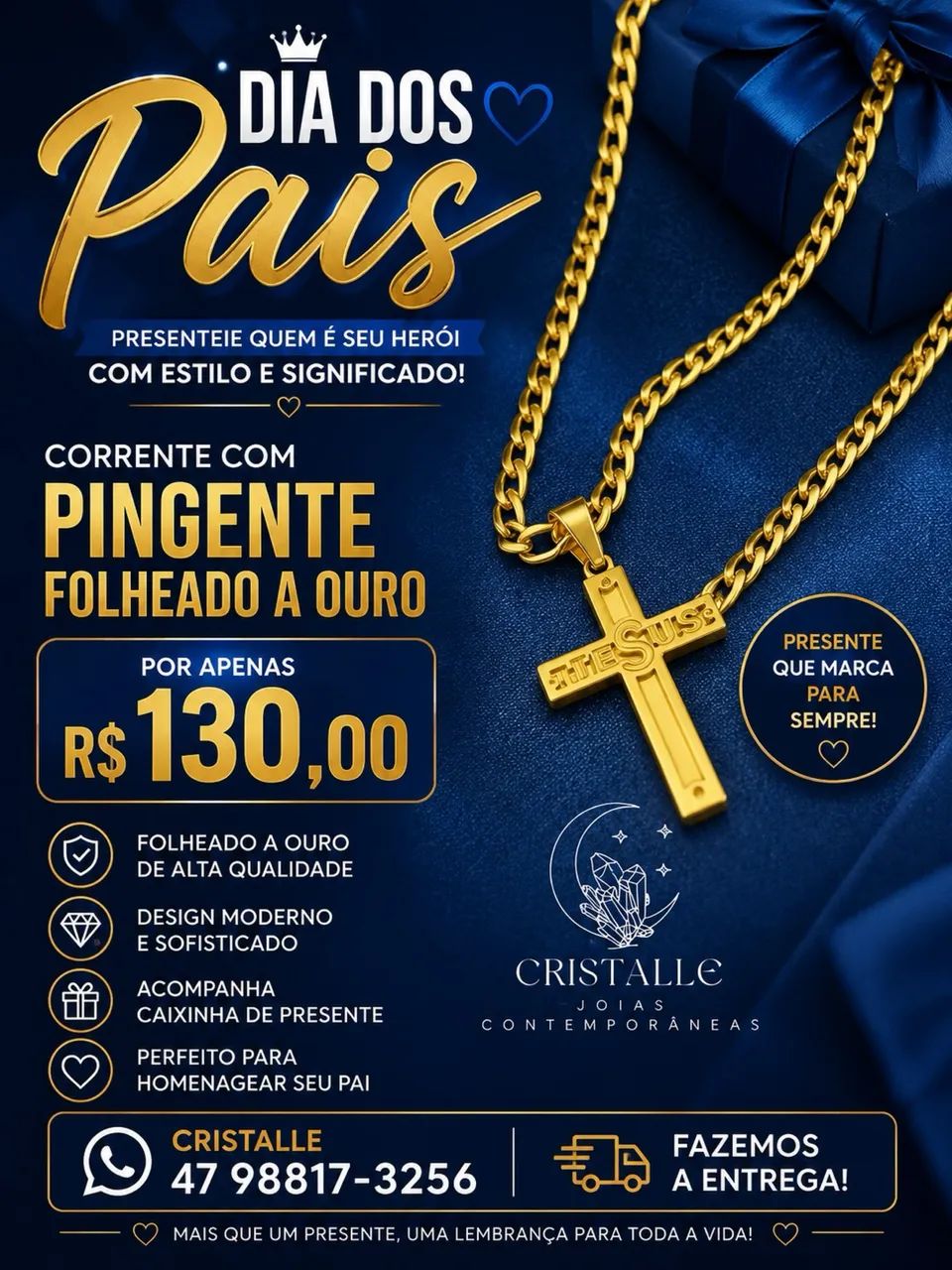 Conjunto Folheado a Ouro !