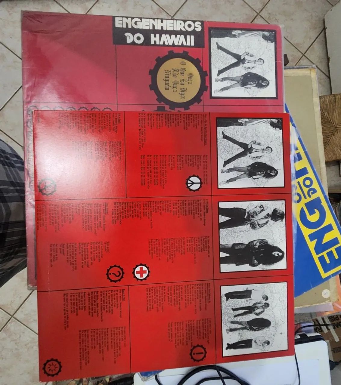 COMBO 2 LPS ENGENHEIROS DO HAWAII DISCO VINIL.LP POP ROCK - Foto 5