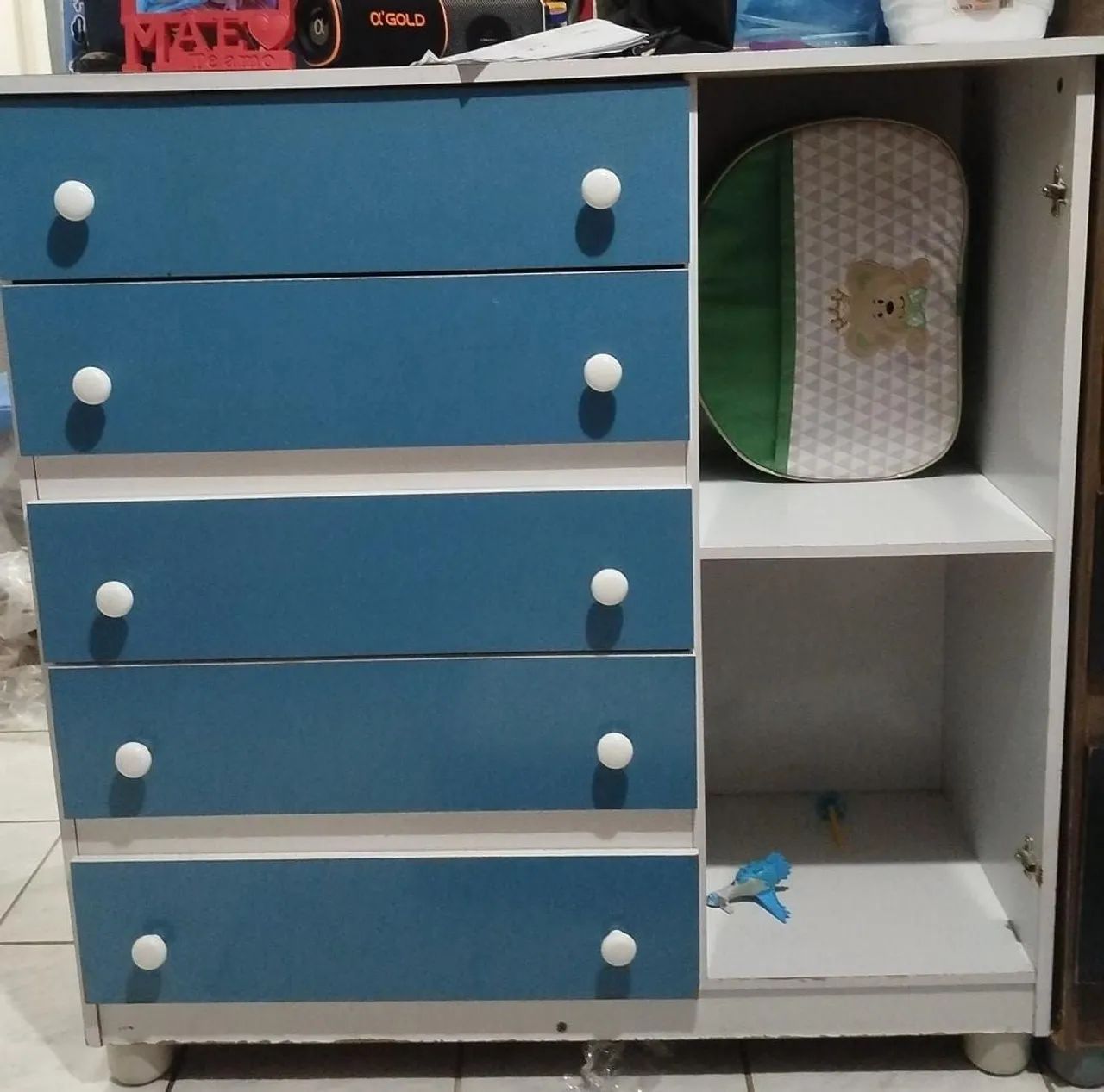 Cômoda infantil para menino 
