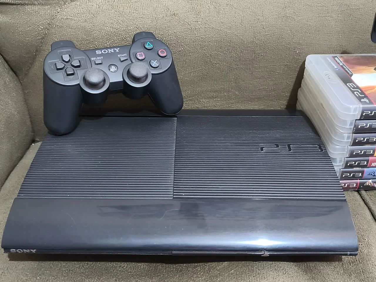 PS3 Super slim + jogos e brinde - Foto 2