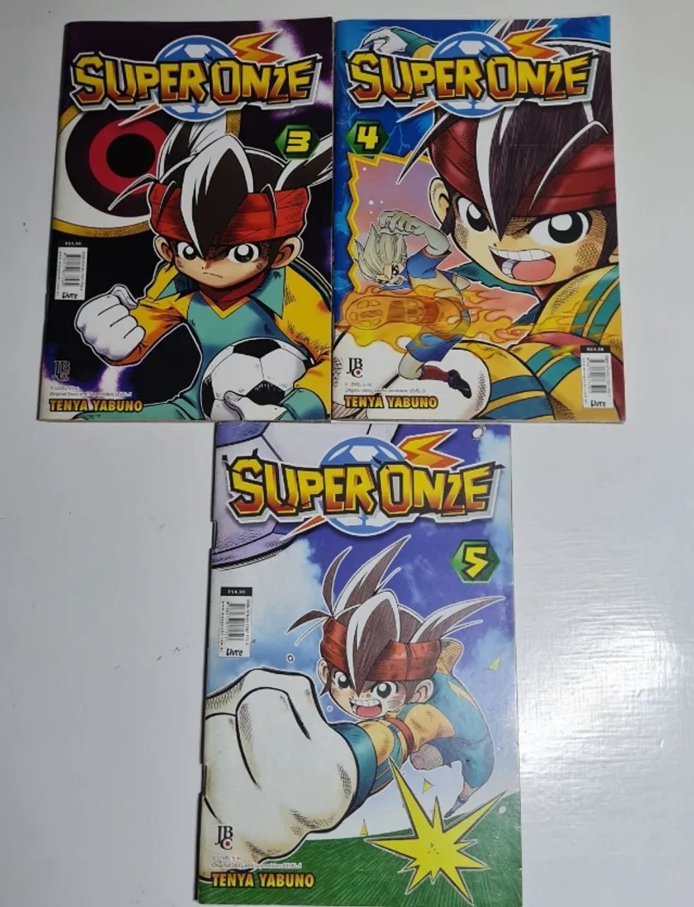 Mangas Super Onze 3, 4 e 5