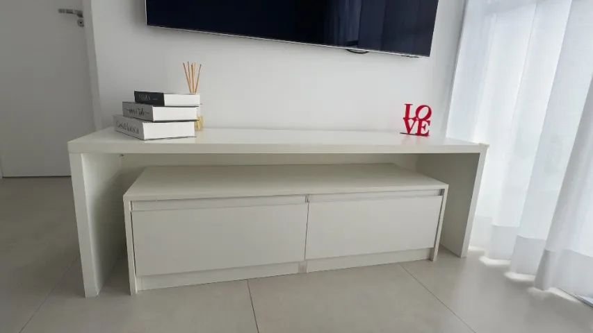 Rack de MDF Branco - Semi Novo - Foto 2