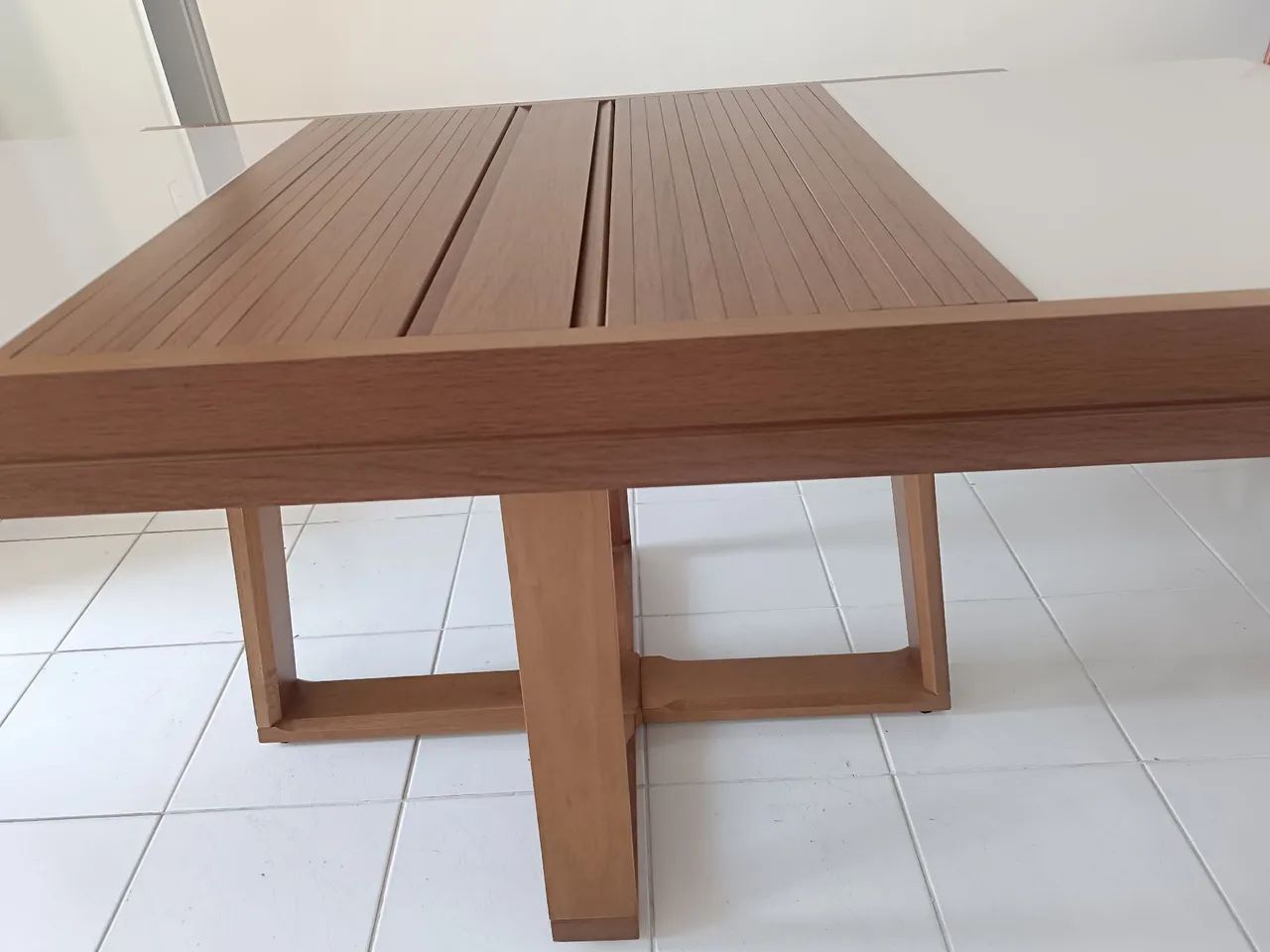 Mesa de 4 ou 6 lugares retrátil perfeito estado  - Foto 3