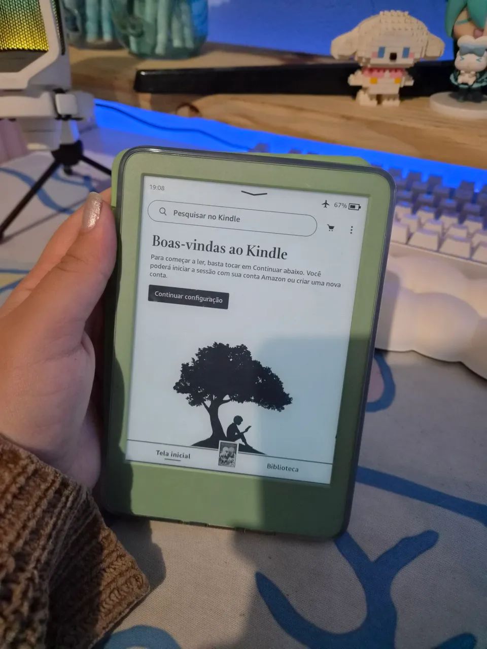 Kindle 11ª geração 2024 (mais recente) - Verde Matcha - Foto 2