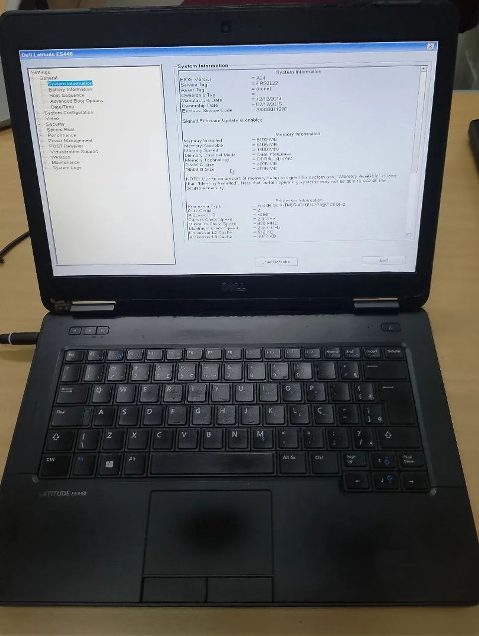 Notebook Dell