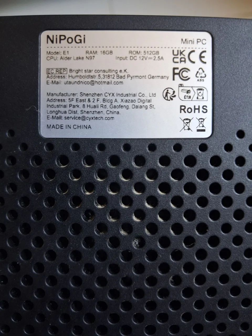 Mini Pc 16gb Ram Windows 11 Original Intel N97 - Foto 3