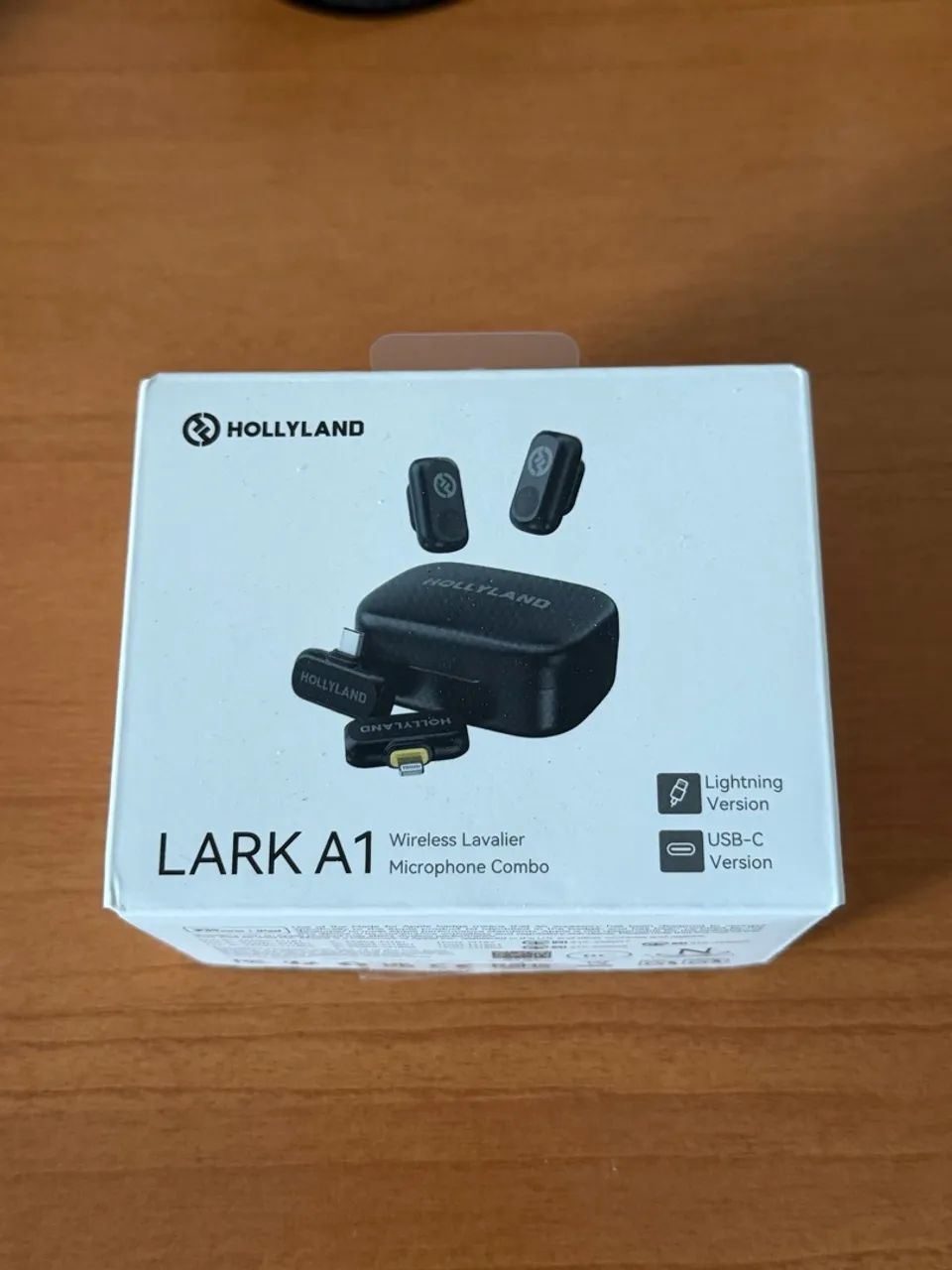 Microfone lapela Hollyland Lark A1 COMBO - USB-C e Lightning (iPhone e Android)