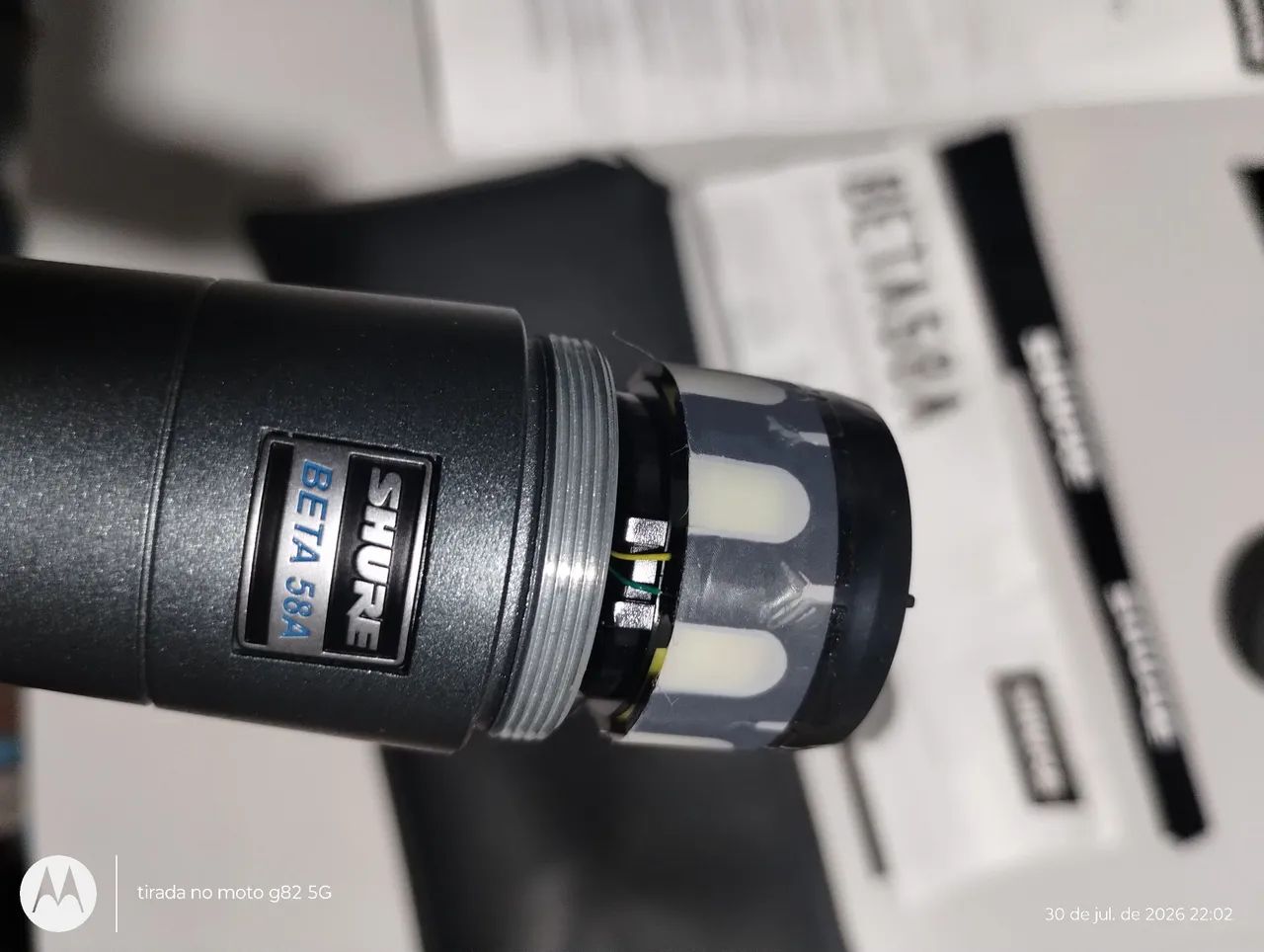 SHURE  BETA 58a dispensa comentários  - Foto 2