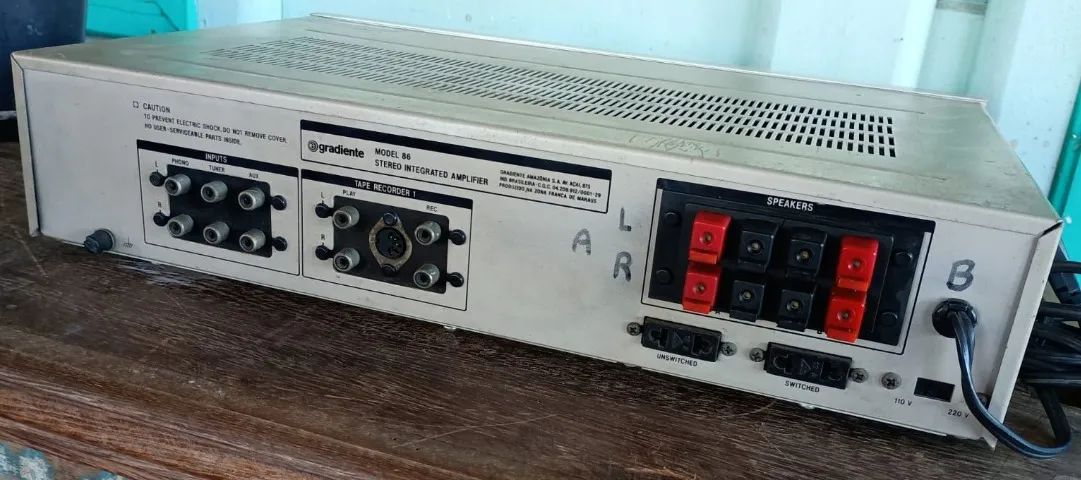 Amplificador Gradiente Model 86 - Foto 3