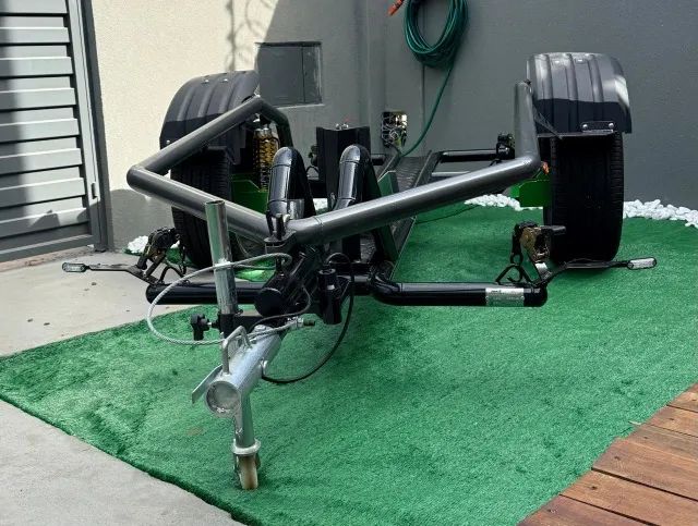 Carretinha basculante TOP!!! (reboque) para moto - Foto 5