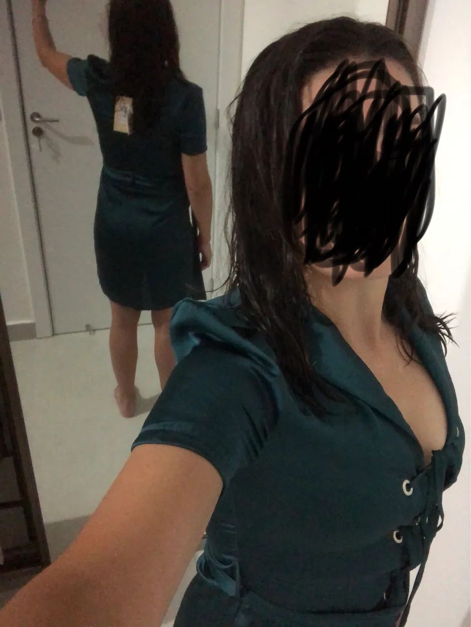 Vestido Naguchi verde Novo sem uso tamanho P - Foto 3