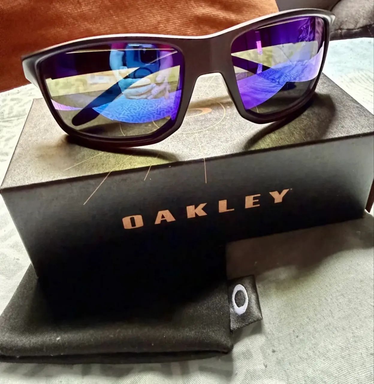 Óculos Oakley Gibston Matte Prizm Sapphire  - Foto 2