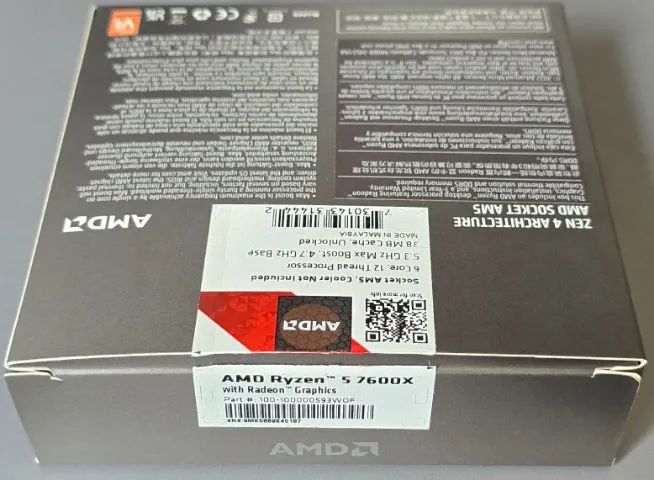 Processador Ryzen 5 7600X AM5 -Trocas - Foto 4