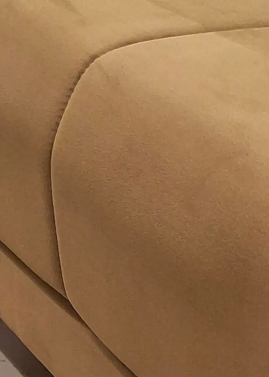 Sofá cama tecido  sued  cor café  - Foto 3