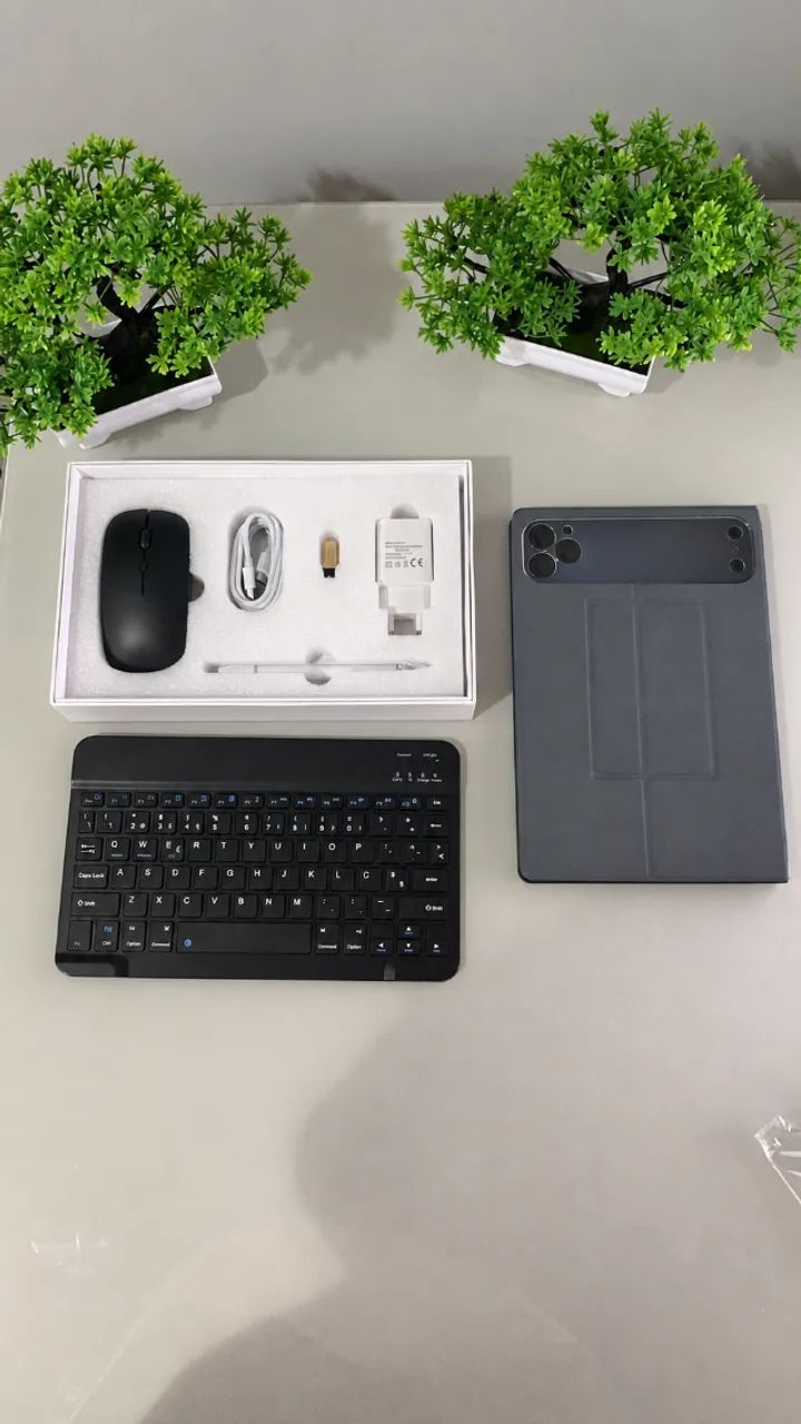 Tablet I17 512GB, 12GB RAM com Teclado, Mouse e Capa - Foto 5