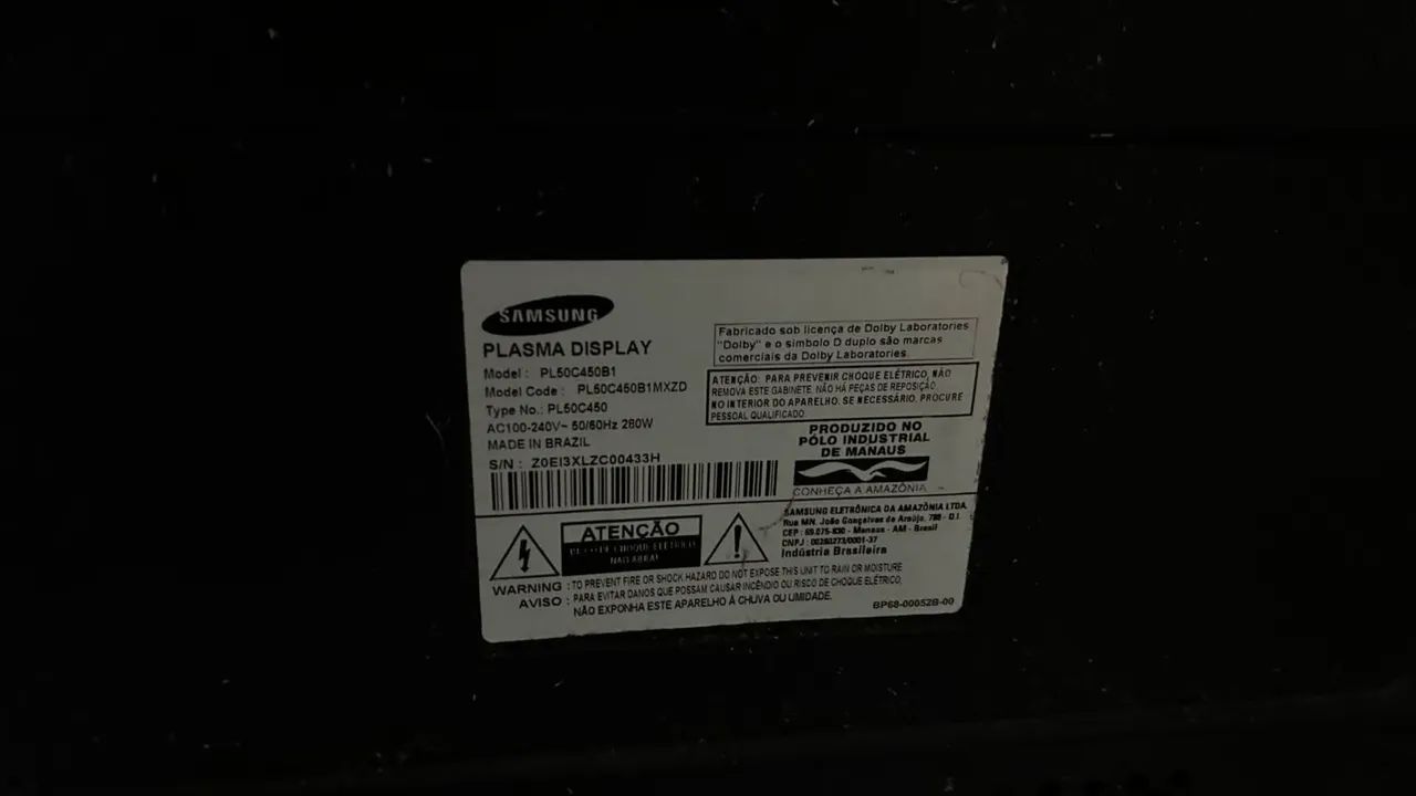 TV Samsung 50 polegadas com defeito - Foto 3