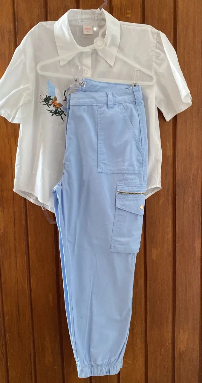Conjunto Calça e Camisa 44:46 XL - Foto 3
