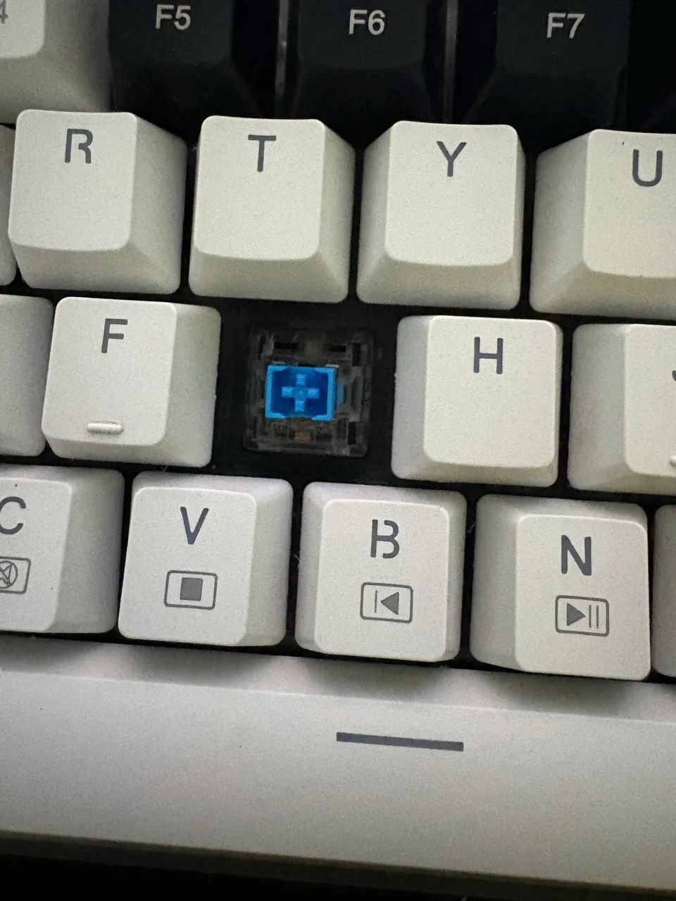 Teclado Mecânico REDRAGON TS68-B 65% (SWITCH BLUE) - Foto 3