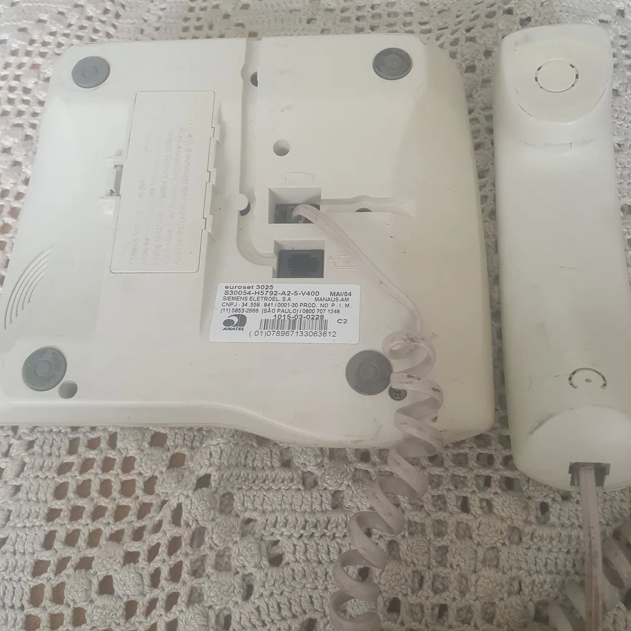 Telefone antigo retrô. Siemens europeu 3025.  - Foto 3