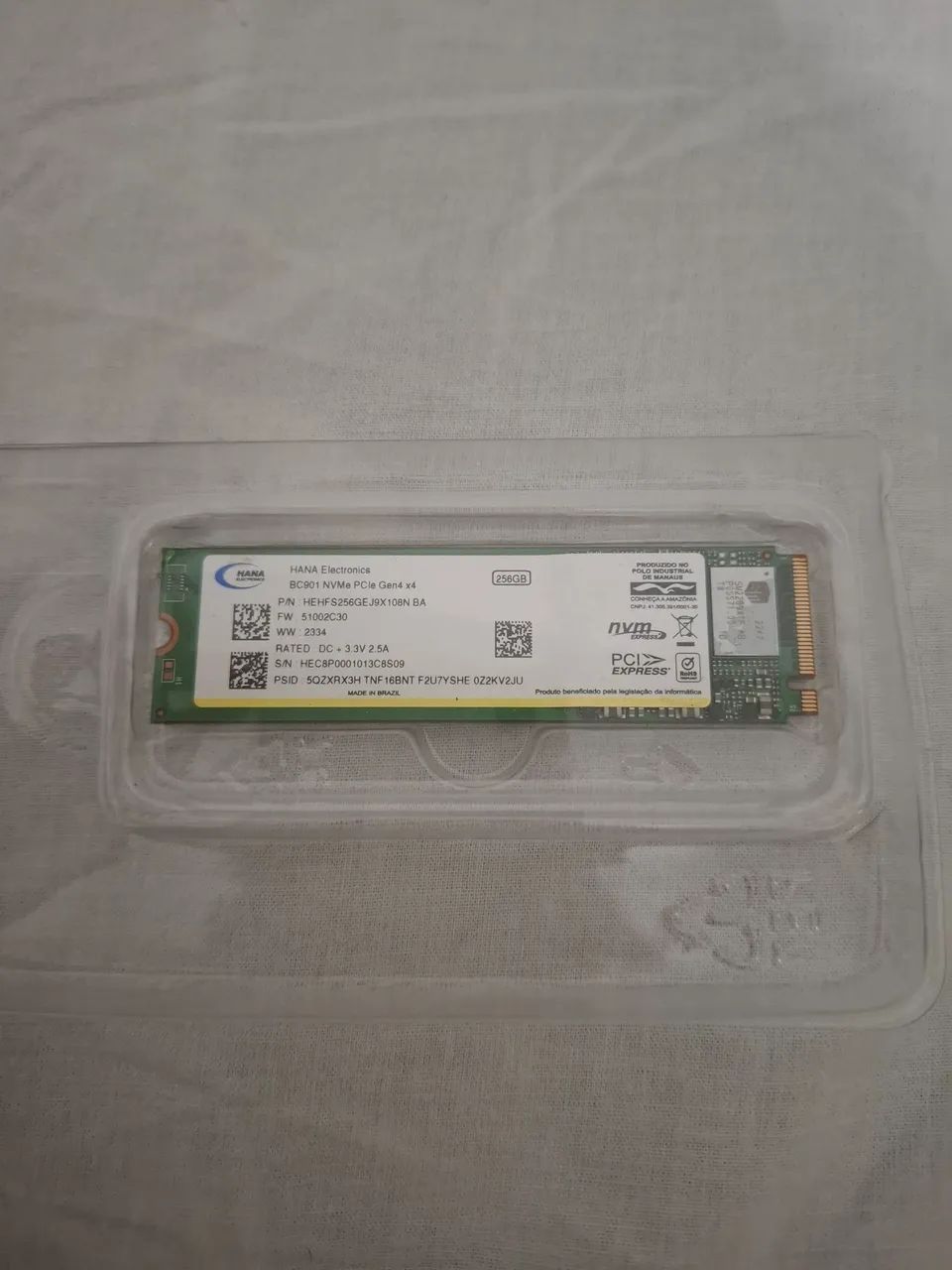 SSD NVME M2 256GB