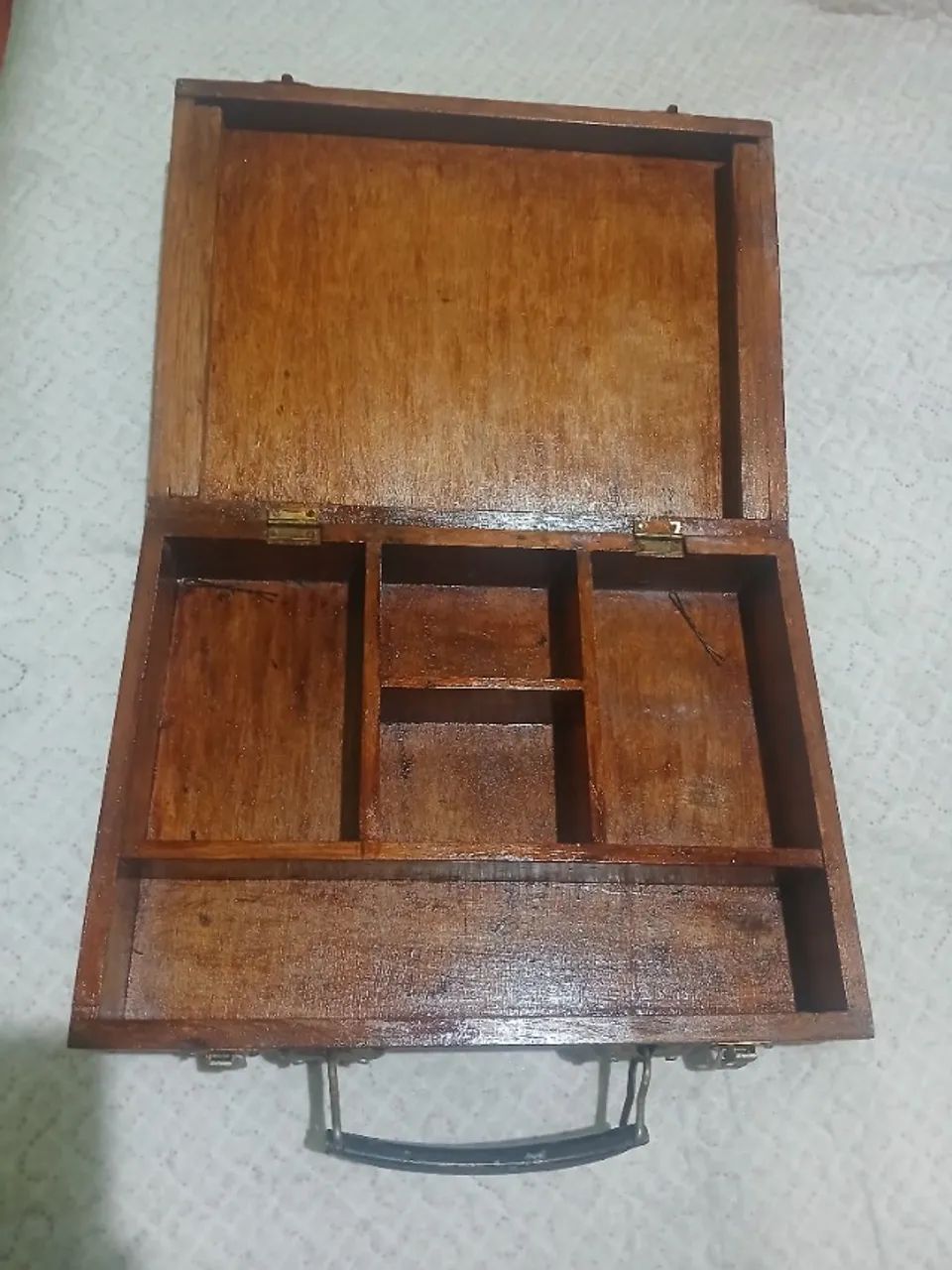 Maleta de madeira para pintura artística - Foto 2
