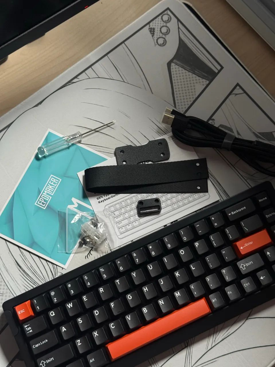 Teclado Magnético Epomaker He68 Lite - Foto 2