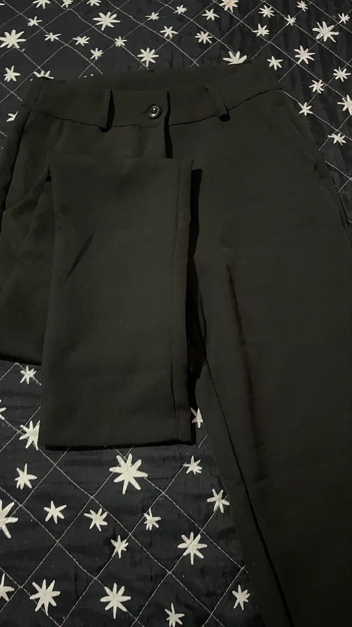 Calça Alfaiataria PP + Cinto  - Foto 3