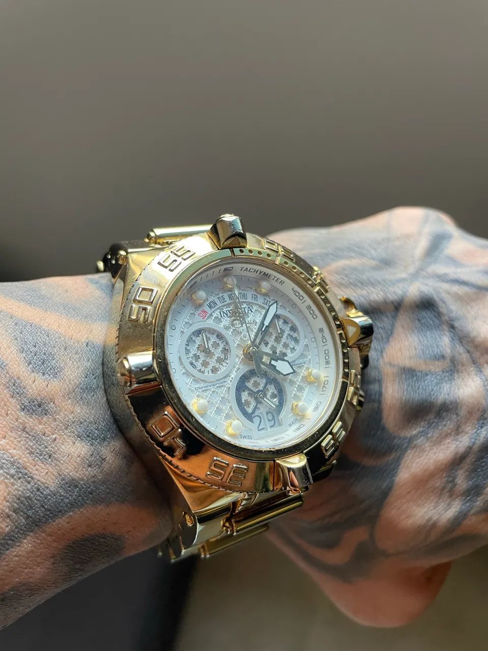 Relógio INVICTA SUBAQUA DOURADO - ORIGINAL