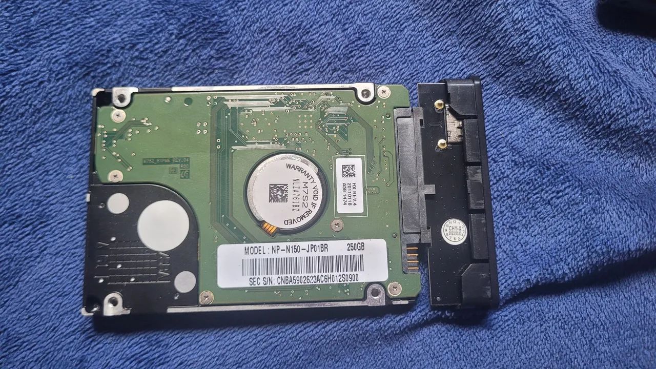 Vendo hd Samsung com case 250gb novo  - Foto 2