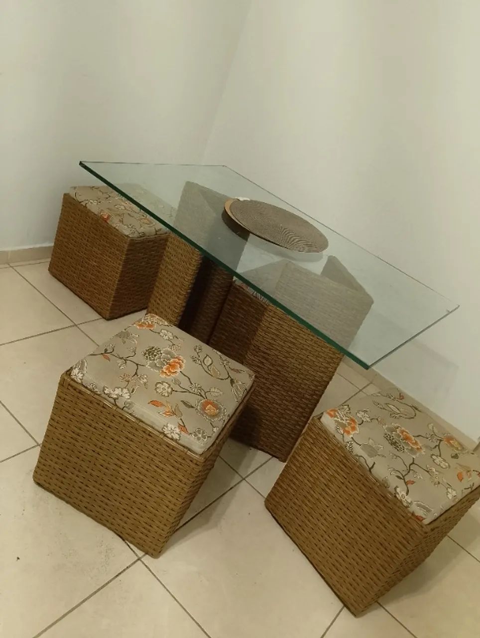 Mesa de vidro (Base de Fibra) - Foto 3