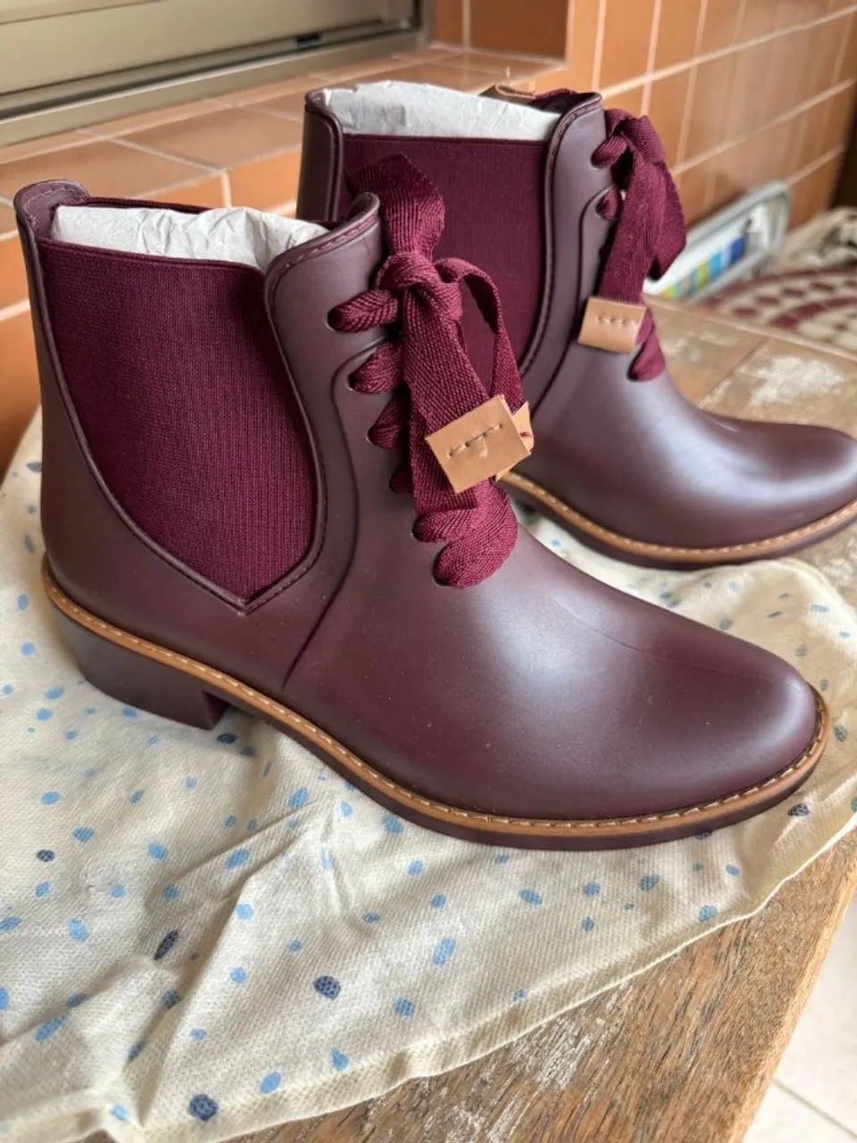 Bota Vinho Colcci 35/36 - Foto 5