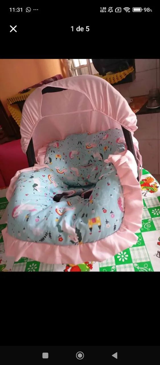 Vendo bebê conforto em ótimo estado  - Foto 5