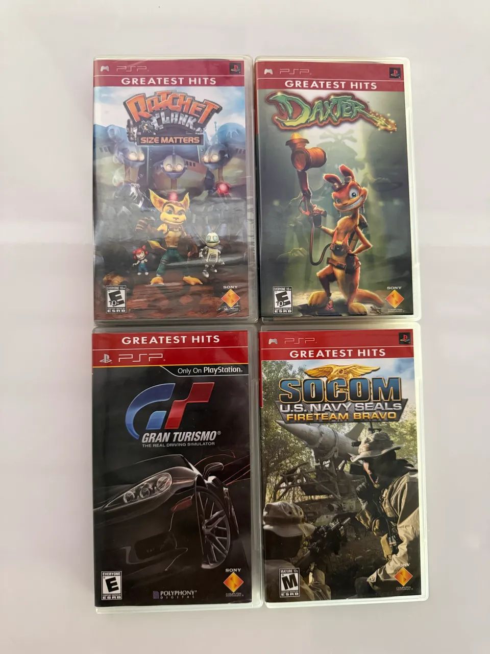 Lote de 4 Jogos PSP 