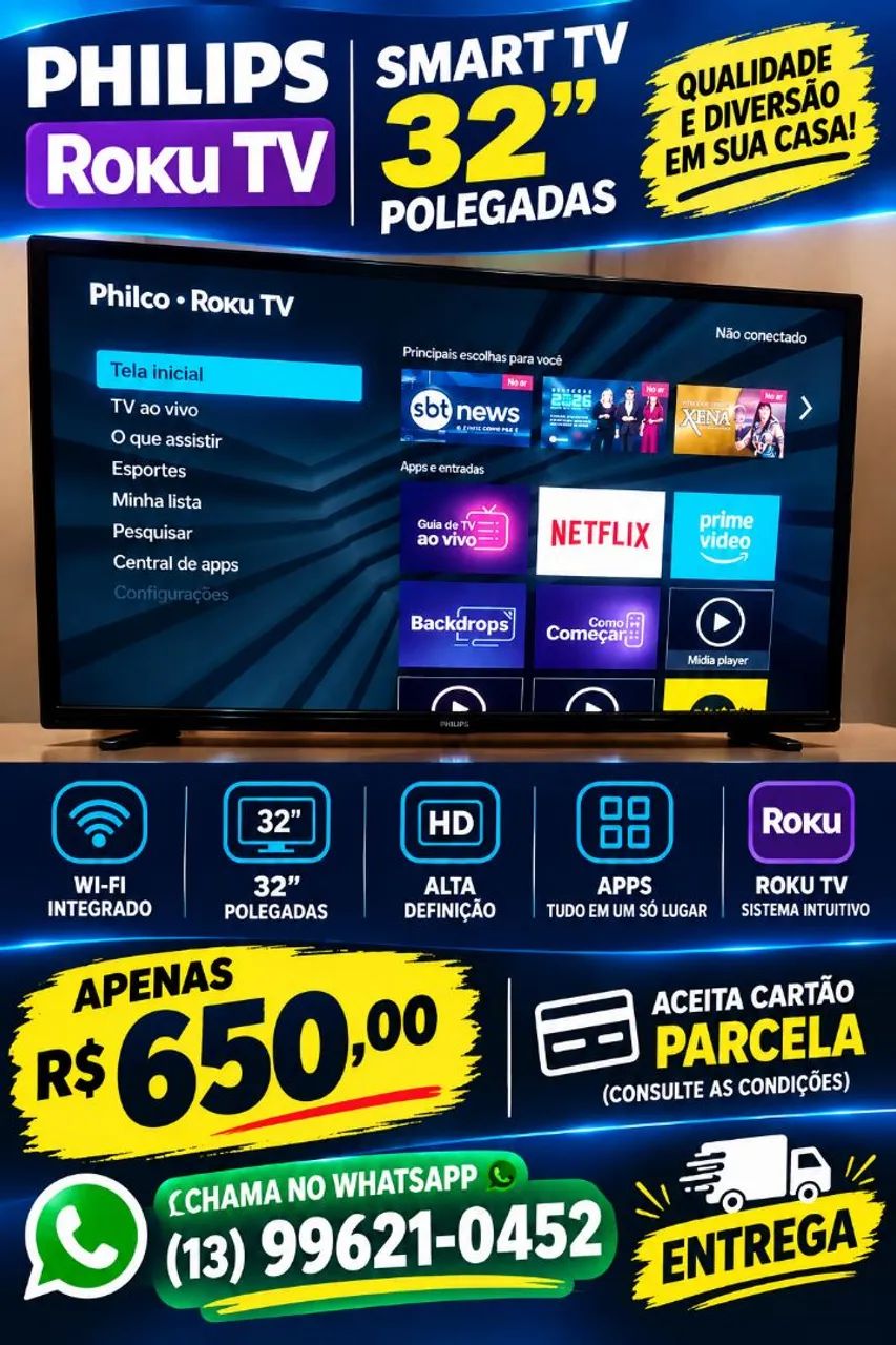 Televisão smart Philips 32 polegadas  - Foto 2