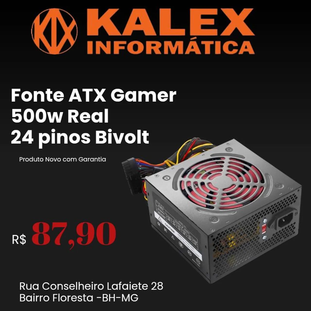 Fonte Gamer Atx Nyper 500w