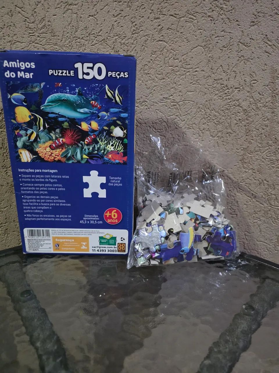 Quebra Cabeça Puzzle 150 peças da Grow. - Foto 4