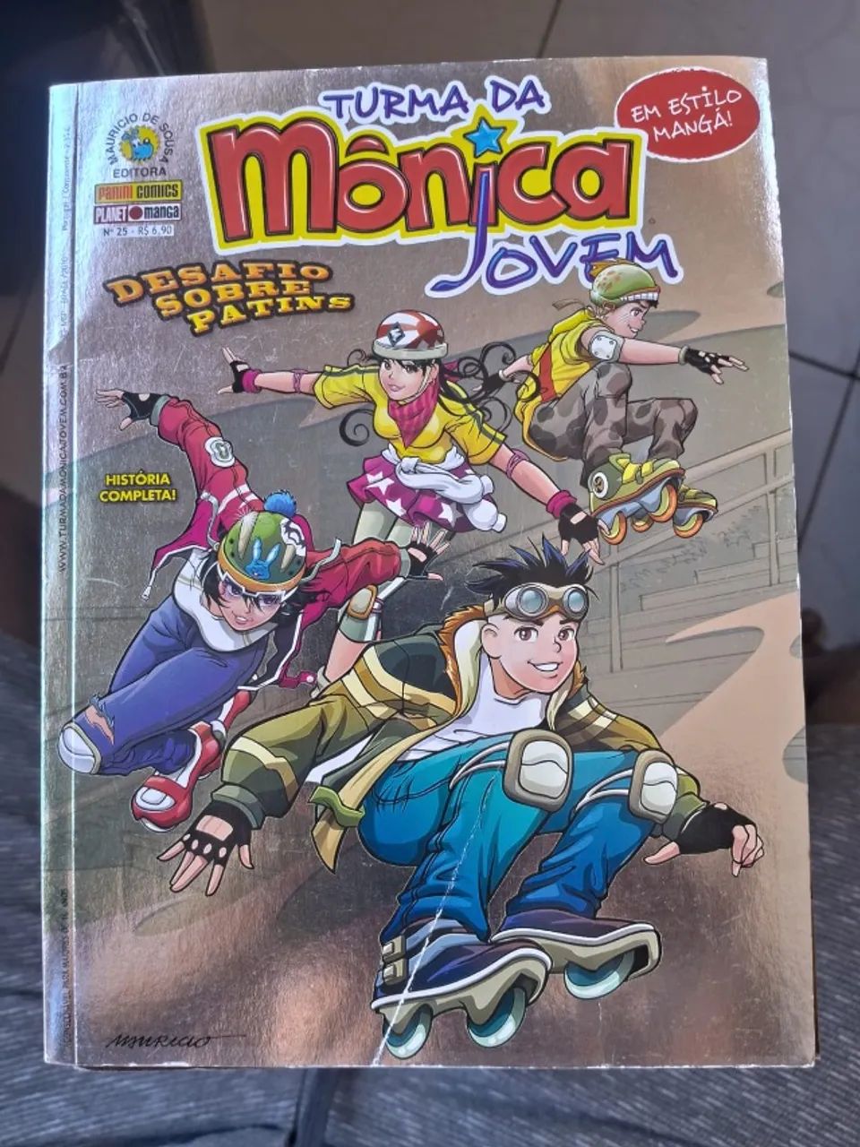 Lote turma da mônica jovem + casção jovem #1 + chico bento moço #1